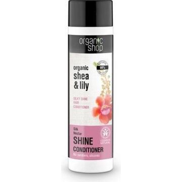 Organic Shop Shea &amp; Lily Silky Shine Conditioner Silk Nectar - 280 ml