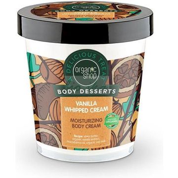 Organic Shop - Body Desserts Vanilla Whipped Cream Moisturizing Body Cream Nawilżający Krem O Zapachu Waniliowej Bitej Śmietany 4 - 450ML