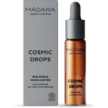 MÁDARA Cosmic Drops Liquid Highlighter #3 - 13,5ml - Hyaluronzuur - Aloë Vera