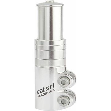 Ahead stuurpen-adapter Satori Up-4 met spacers - zilver