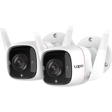 -Link Tapo C310 - Beveiligingscamera voor Buiten - 2K - Sterrenlicht-nachtzicht Home Security Wi-Fi - Wit - 2 pack