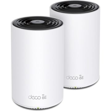 TP-Link Deco XE75 Pro - Mesh WiFi - Tri-band - Wifi 6E - 5400Mbps - 2-pack - 2022