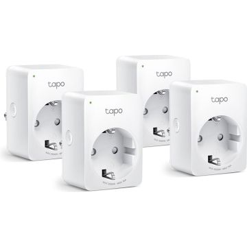 TP-Link Tapo P110 - Slimme Stekker - Smart Plug - 4 stuks - WiFi Stopcontact - Energiebewaking