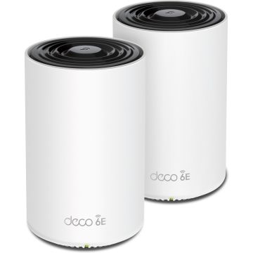 TP-Link Deco XE75 - Mesh WiFi - Tri-band - Wifi 6E - 5400Mbps - 2-pack