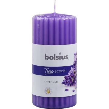 Bolsius Stompkaars geur True Scents Lavendel 120/58