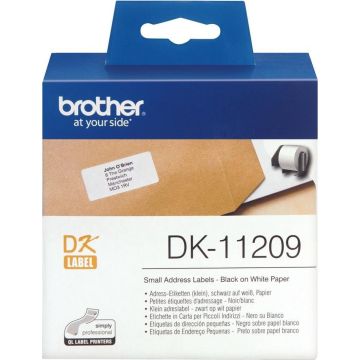 Printer Labels Brother DK-11209 62 x 29 mm White