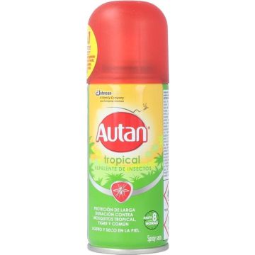 Common and Tiger Mosquito Repellent Autan Tropical 100 ml 8 hours Spray