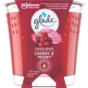 Glade Geurkaars Cherry &amp; Peony 129 gr