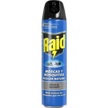 Insecticide Raid Vliegen Muggen Fris (600 ml)