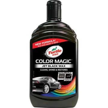 Turtle Wax 52708 Color Magic Jet Black Wax - Autowax - 500ml - Zwart