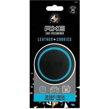 Axe Luchtverfrisser Gel Can Leather + Cookies Zwart/blauw