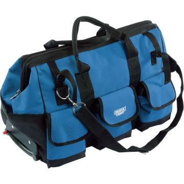 Draper Tools Gereedschapstas rollend 58 L 60x30x35 cm blauw en zwart