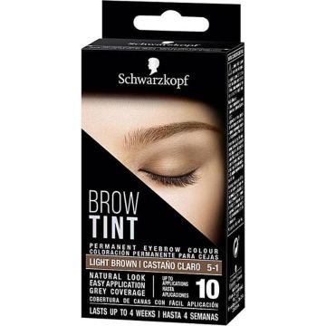 Schwarzkopf Brow Tint Tinte Cejas #5-1-castano Claro 10 Aplicaciones