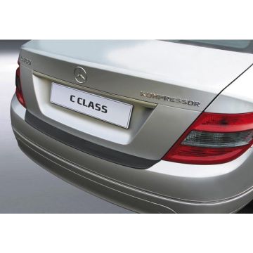 RGM ABS Achterbumper beschermlijst passend voor Mercedes-Benz C-Klasse W204 Sedan 2007- Zwart