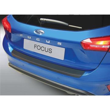 RGM ABS Achterbumper beschermlijst passend voor Ford Focus IV HB 5-deurs 9/2018- Zwart