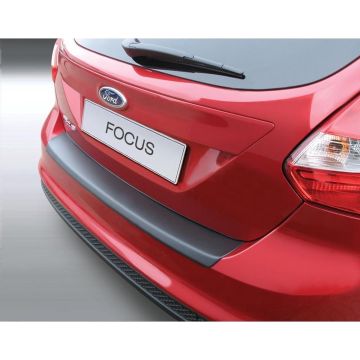 RGM ABS Achterbumper beschermlijst passend voor Ford Focus 5 deurs 2012-2015 Zwart