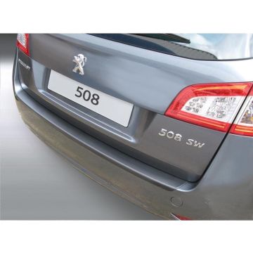 RGM ABS Achterbumper beschermlijst passend voor Peugeot 508 SW 2011-2019 Zwart