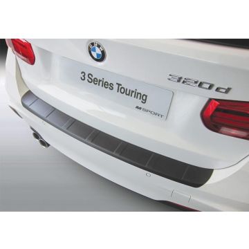 RGM ABS Achterbumper beschermlijst passend voor BMW 3-Serie F31 Touring 9/2012- 'M-Sport' 'Ribbed' Zwart