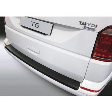 RGM ABS Achterbumper beschermlijst passend voor Volkswagen Transporter T6 Caravelle/Multivan 9/2015- met achterklep Zwart