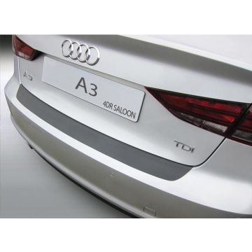 RGM ABS Achterbumper beschermlijst passend voor Audi A3/S3 8V Sedan 8/2013-4/2016 Zwart