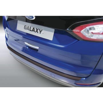 RGM ABS Achterbumper beschermlijst passend voor Ford Galaxy 9/2015- Zwart 'Ribbed'