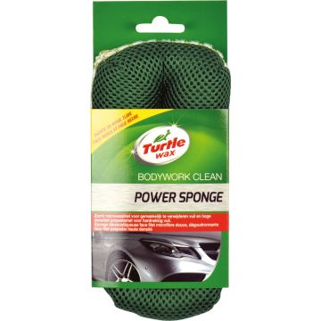 Turtle Wax X1185td Power Spons - Autospons met scrub en was kant - Schoonmaakspons - Spons Auto