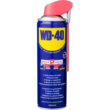 WD-40® Smart Straw® Multi-Use Product - 450ml - Multispray - Smeermiddel, Anti-Roest en Anti-Corrosie