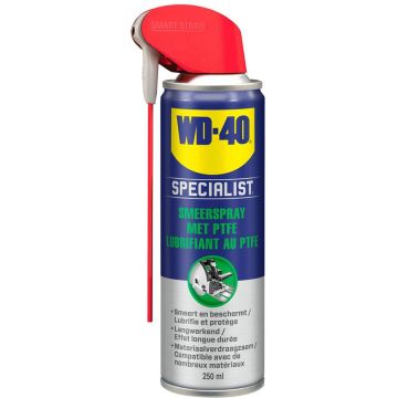 WD-40 Specialist® Smeerspray met PTFE - 250ml - Smeerolie - Smeermiddel - Voor gereedschap en machines