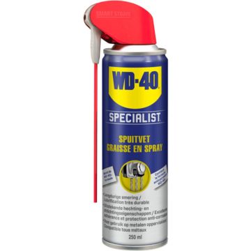 WD-40 Specialist® Spuitvet - 250ml - Smeervet - Smeermiddel - Langdurige smering, waterdicht, en anti-corrosie