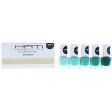 MATi Professional Nails Geschenkset Green 5 x 5 Nagellack