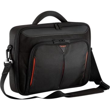 Targus Classic+ Laptoptas / 17-18 Inch / Zwart/Rood