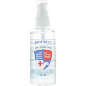 Simply Protect Alcohol Cleansing Hand Gel 100ml