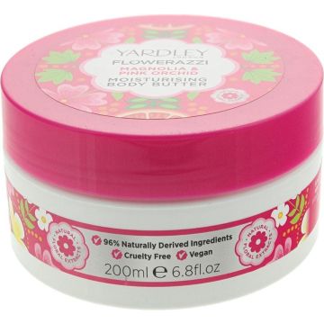 Yardley Flowerazzi Magnolia &amp; Pink Orchid Body Butter 200ml