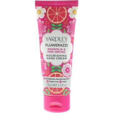 Yardley Flowerazzi Magnolia Pink Orchid Hand Cream 75ml