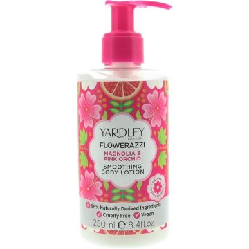 Yardley Flowerazzi Magnolia &amp; Pink Orchid Body Lotion 250ml