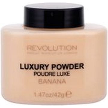 Makeup Revolution - Luxury Powder - Minerální pudr 42 g Banana -