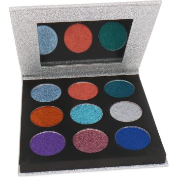 Makeup Revolution Pressed Glitter Oogschaduw Palette - Illusion