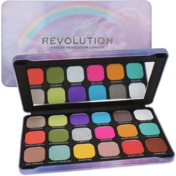 Makeup Revolution Eyeshadow Palette - Rainbow