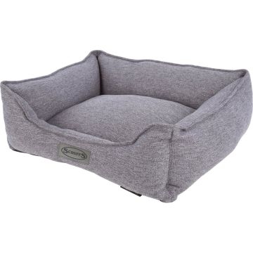 Scruffs Manhattan - Stijlvolle en comfortabele hondenmand - Verkrijgbaar in 3 kleuren van Small tot Extra Large - Kleur: Donker grijs, Maten: Small