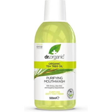 Dr. Organic Tea Tree Mondspoelwater 500 ml