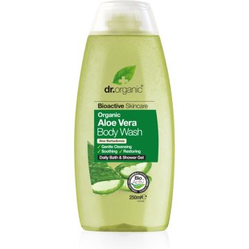 Hydraterende badgel met Aloë Vera Bioactive Organic Dr.Organic (250 ml)