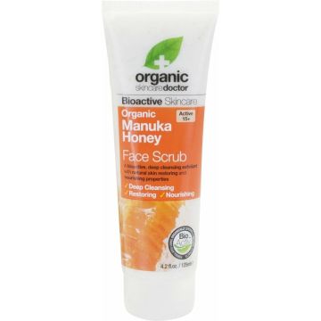 Dr. Organic Manuka Honing Gezichtsscrub 125 ml