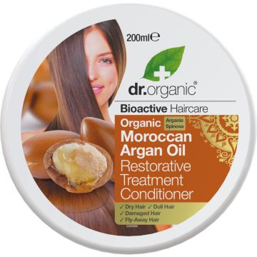 Hair Mask Moroccan Argan oil Dr.Organic Argán 200 ml