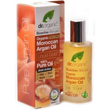 Vochtinbrengende Olie Argán Dr.Organic (50 ml)