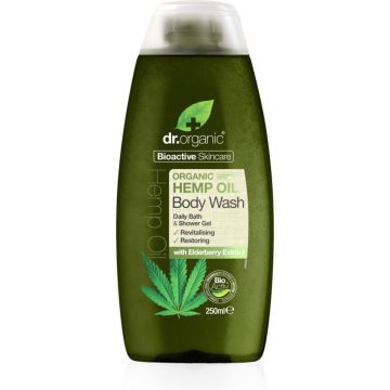 Dr. Organic Hennepolie Body Wash 250 ml