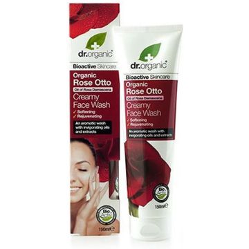 Dr Organic Rose Otto Cream Face Wash 150ml