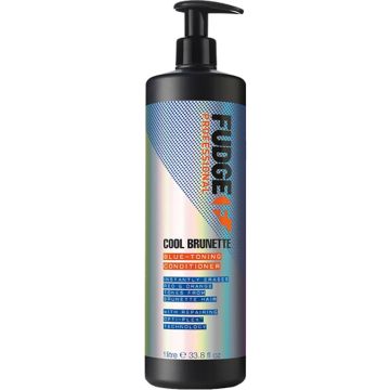 Fudge Cool Brunette Blue Toning Conditioner 1000 ml - Conditioner voor ieder haartype