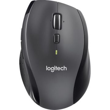 Logitech M705 - Draadloze Marathon Muis - USB - Rechtshandig - Grijs