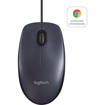 Logitech B100 - Muis - Zwart