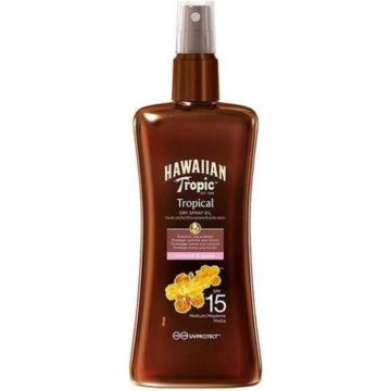 Hawaiian Tropic Zonneolie Protective Dry Spray SPF 15 200 ml